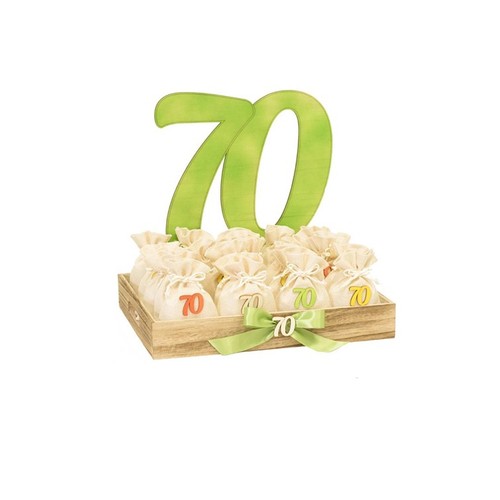 Bomboniera anni compleanno - bomboniera, 70