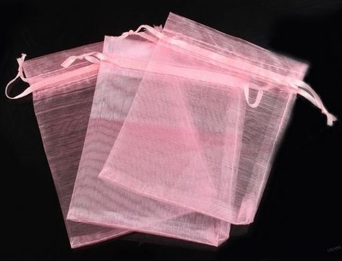 Sacchettini organza rosa - 25,