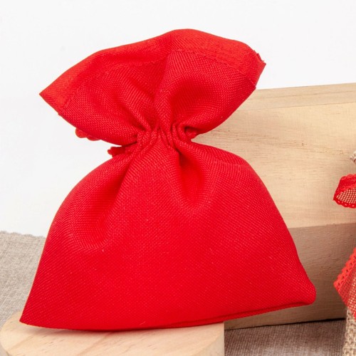 Sacchettino cotone rosso - cotone,