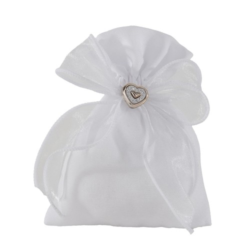 Sacchettino organza bianco - sacchettino,